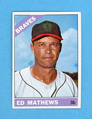 1966 Топпс #200 Еди Метјус Атланта Браунс Бејзбол картичка EX+ - EX/MT - Плабни бејзбол картички