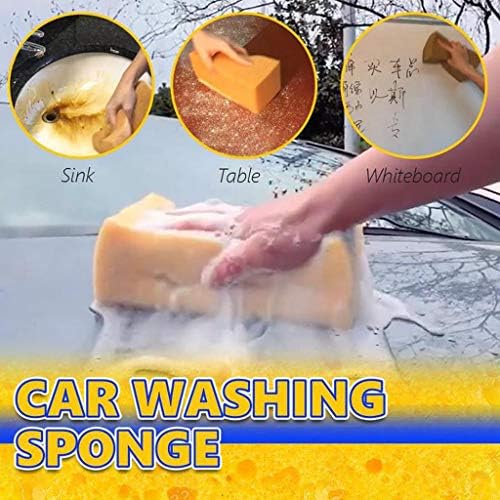 Сунѓер саќе миење на миење автомобили дополнителен блок сунѓер големо чистење на корали за чистење површински плоча