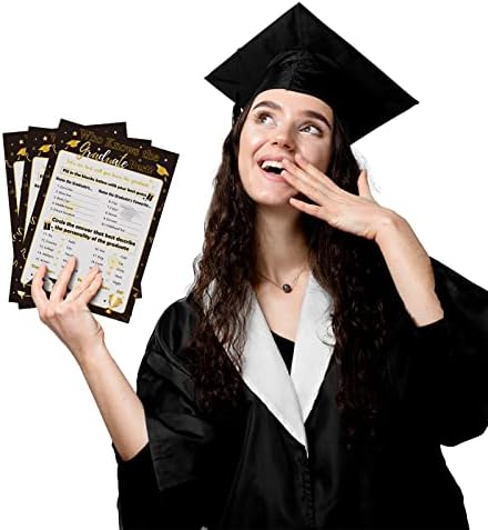 75 компјутерски игри за дипломирање, кој знае дека дипломирал најдобри вклучуваат 50 картички за дипломирање 2023 и 25 моливи, украси
