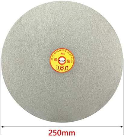 Аексит 250мм 10-инчни абразивни тркала и дискови Грит 180 Дијамант обложени рамни лап-тркала на дискот за мелење на површини за мелење