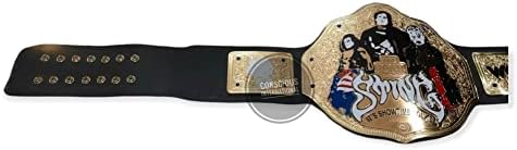 Светски Светски шампион во тешка категорија Биг златен реплика ремен 2мм, црна Б, една големина