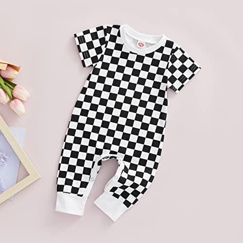 Ајалингго бебе момче неутрална табла со преголема маица ромпер шорцеви скокови летни облеки трендовски облека симпатична облека