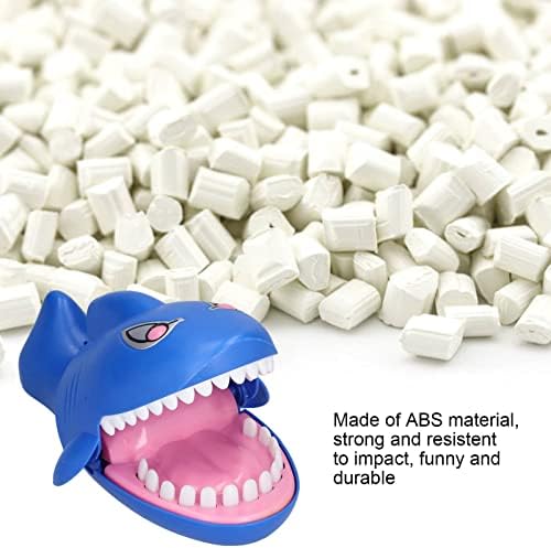 Ајкули Тркачка играчка за исплашена, играчка за залак од ајкула, залак игра со каснување од прсти со притискање на забите од ајкула