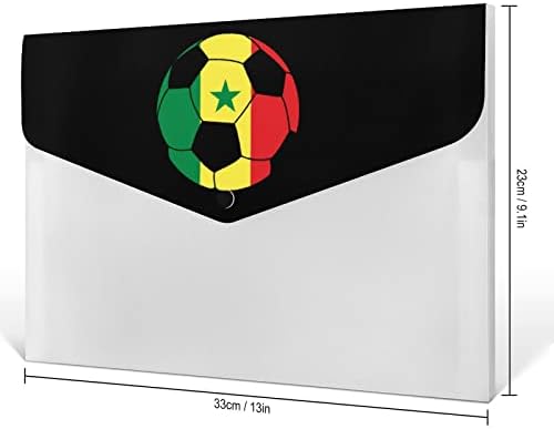 Сенегал Фудбал Проширување На Папката Со Датотеки Џеб Слатки Отпечатоци Папки За Поднесување Што Може Да Се Прошират Хармоника Организатор