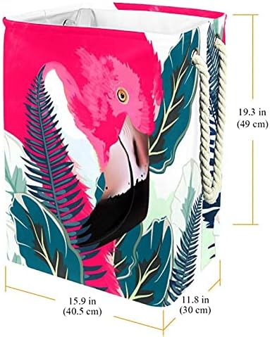Нехомер Фламинго Животно Големи Перење Попречува Водоотпорен Склопувачки Облека Попречува Кошница За Облека Играчка Организатор, Дома Декор За