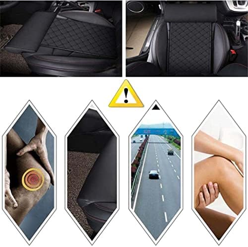 Zhouhuaw Car Extension Perturning Cushion Universal Car Seat Seater Leather Roch Pad Automobile Support Extension Mat Rest Rest Extended Pad