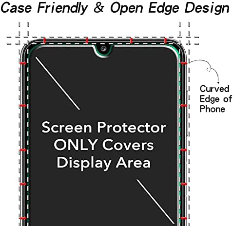 Катин [2-Пакет] Заштитник На Екранот За Samsung Galaxy A32 5G Калено Стакло, Без Меурчиња, Пријателски За Куќишта, Лесен за инсталирање