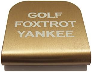 Морал означува голф Foxstrot yankee капа за капа за тактички капачиња за крпеница