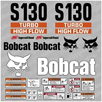 Bobcat S130 Турбо Висок Проток Натоварувач Резервни Налепници/Aufkleber/Adesivo/Налепница/Замена Во Собата