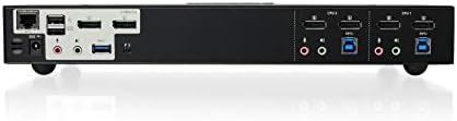 IOGEAR KVMP 2-Порта 4K Dual View DisplayPort СО USB 3.0 и Аудио. КВМ Прекинувач само-GCS1942NC