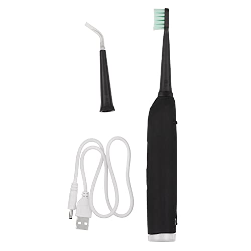 Орални основи Sonic електрична четка за заби со прицврстување на гребење на заби за отстранување на плакета за забен камен, USB полнење