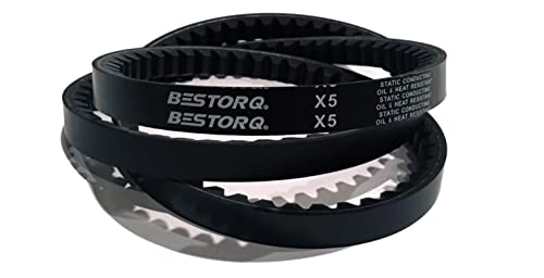 BOSTORQ 3VX670 гума V-појас, суров раб/обвиткан, црн, 67 должина x 0,38 ширина x 0,32 висина, пакет од 10