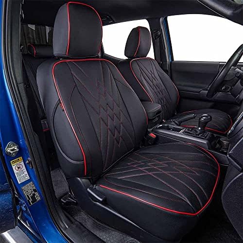 EKR Custom Fit Full Set Car Seat Covers за Select Subaru Forester 2014 2015 2017 2017 2018 - Leatherette