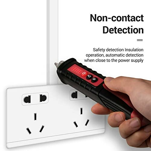12 ~ 1000V AC Не-контакт LCD Електричен тест за електричен тест за дигитален детектор за дигитален детектор за резервни делови
