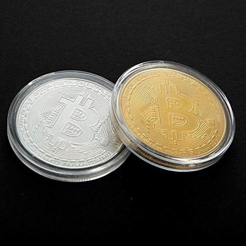 Златна позлатена биткоинска монета реплика комеморативна монета уметност колекционерска физичка комеморативна колекционерска валута-1 pccs Rose Gold_france