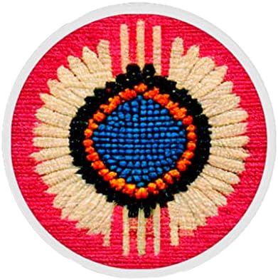 Закрпи во стилот на домородните американски стилови - лепенка за мониста на домородните Американци за облека - Печатени закрпи