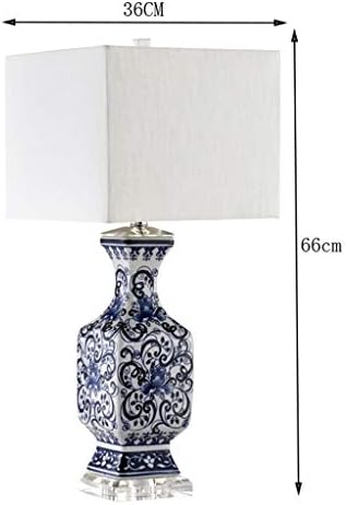 GMLSD табели за ламби, нови кинески сини и бели порцелански рачно насликани сини керамички табели - американска едноставна уметничка