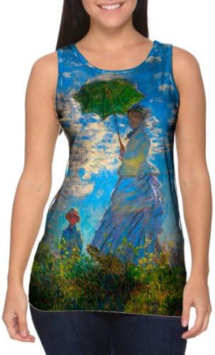 Yizzam- Claude Monet - LA шеталиште -tshirt- женски резервоар врвот