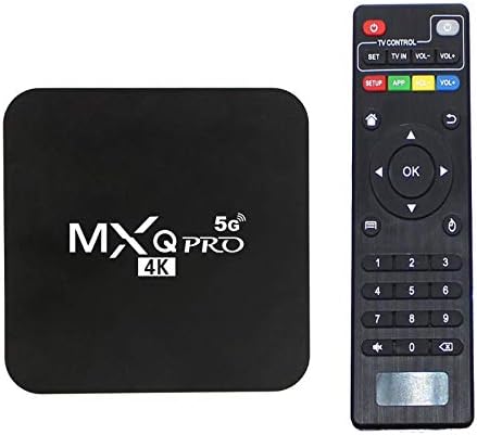 MXQ PRO 5G Android 12.1 TV Box 2023 Надграден RAM 2 GB ROM 16 GB Android Smart Box H.265 HD 3D двоен бенд 2.4G/5.8G WiFi Quad Core