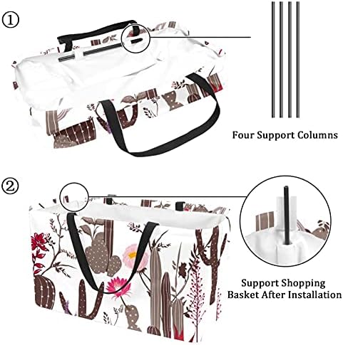 Симпатична растителна концертна кактус шема за еднократна употреба на намирници торбички за склопување на алатката торба торбичка корпа за перење