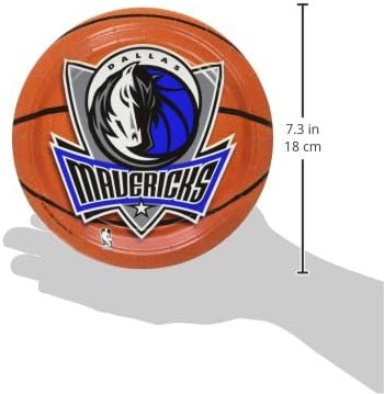 Амсан Спорт и опашка НБА забава Далас Маверикс Декоративни плочи, 7 x 7, повеќе бои