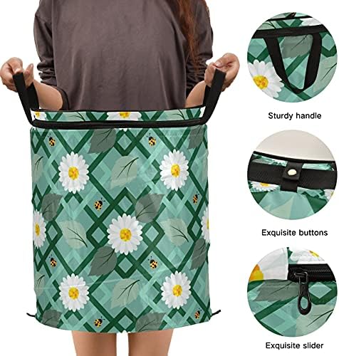 Цвеќиња Лејдибуг се појавуваат алишта за алишта со капакот за складирање на капакот, склопувачка торба за перење алишта за кампување домашна