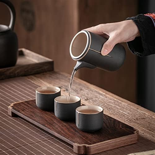 Hdrzr јапонски стил креативен керамички кунг фу чај сет дома подготовка чајник чај чај сет кутија за подароци сет