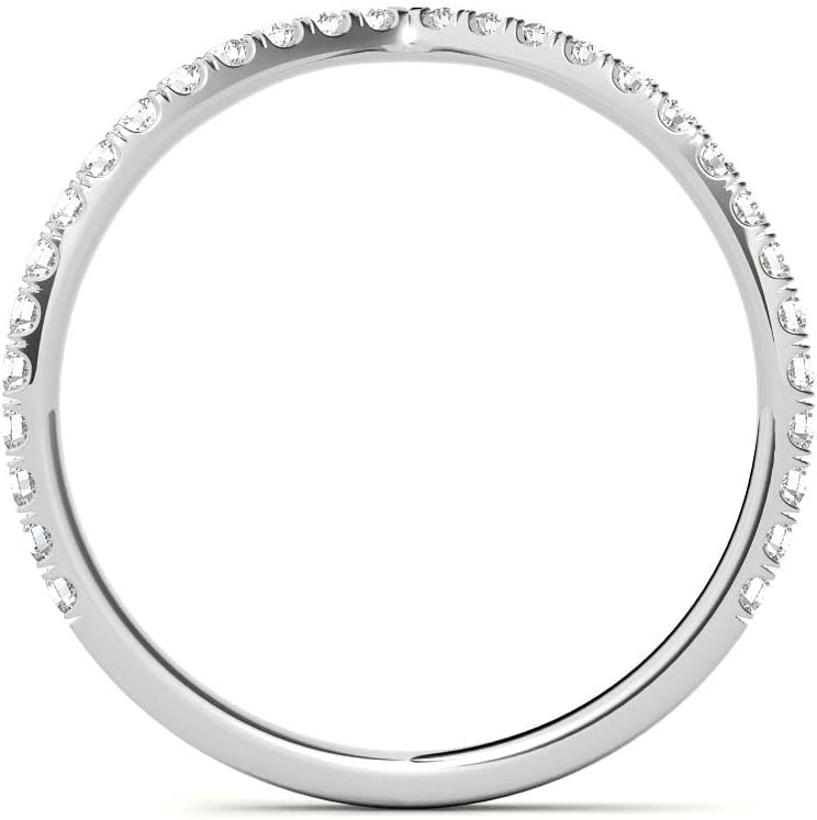 Love Band Eternity Moissanite Band, Round Cut 2,5 mm, безбојна лабораторија создаде дијамант Стерлинг сребрена вечна свадба бенд за жени,