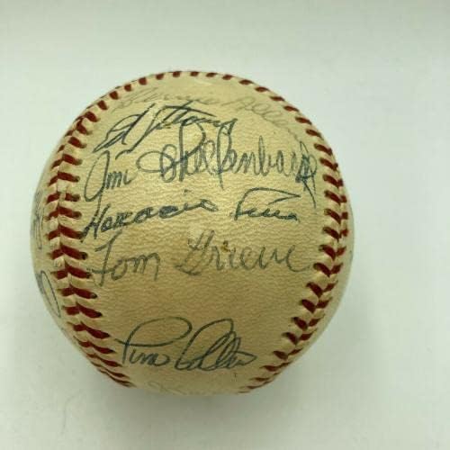 Тед Вилијамс 1970 Тимот На Сенаторите Од Вашингтон Потпиша Бејзбол ВО Американската Лига ЏСА-Бејзбол Со Автограм