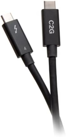 C2G 1,5ft Thunderbolt 4 USB C кабел - USB C до USB C - 40Gbps - m/m