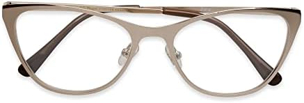 Софија Вергара X Фостер Грант Викторија Сина светлина мулти-фокус за читање очила мачки око