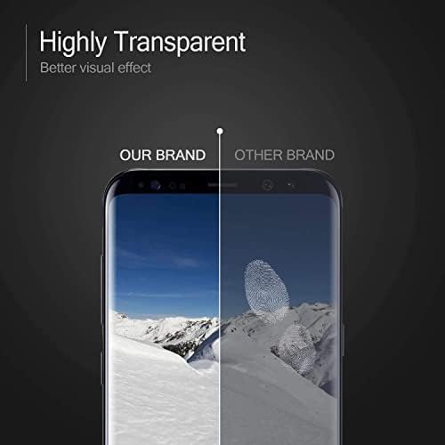 Galaxy S9 Заштитник На Екранот Анти-Нула, HD Јасно, Случај Пријателски 3d Закривени Заштитни Калено Стакло Компатибилен Samsung Galaxy
