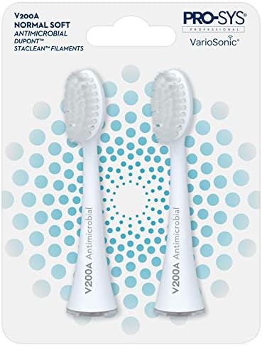 Pro-Sys variosonic електрична четка за заби, dupont staclean tristle, напојување со напојување АДА прифатена паметен звучен четка за заби со тајмер