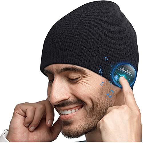 Машки Подароци Bluetooth Beanie Шапка - Божиќни Чорапи За Мажи Капи Со Bluetooth Слушалки, Bluetooth Зимска Шапка Модна Музика Beanie