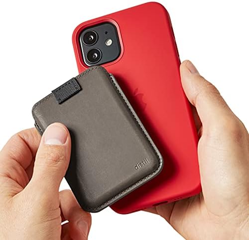 Distil Union Воли јуниор | Apple Magsafe-компатибилен паричник, држач за кожа картички за iPhone, со табулатор за влечење брз пристап