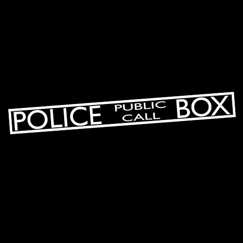 Полициска кутија за јавен повик 8 винил налепница за налепници