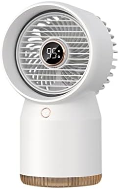 Yiisu Пренослив Вентилатор За Ладење, Вентилатор За Ладење На Вода Вградена Батерија +USB Вентилатор За Напојување Спреј Навлажнувачки LED