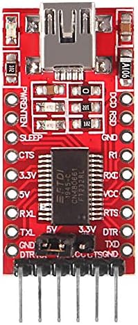 Almocn 2pcs ft232rl ftdi mini USB до TTL модул за адаптер за сериски конвертор