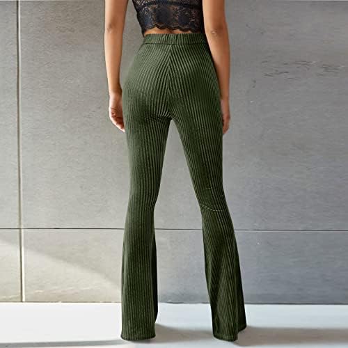 Trebin женски обични модни модни цврсти бои обични панталони тенок панталони