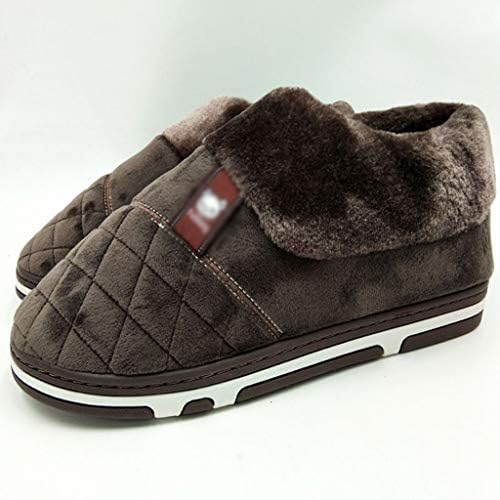 Зимски чевли за машки GPPZM, меки маж, памучни чевли, памучни чевли руно, топли папучи од маж
