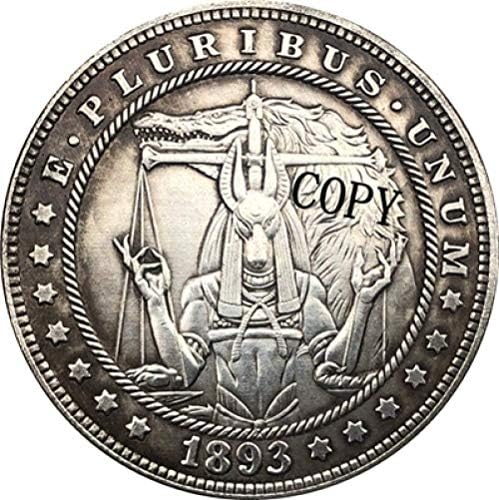 Скитник Никел 1893-САД Морган Долар Монета Копија Тип 161 Копија Подароци