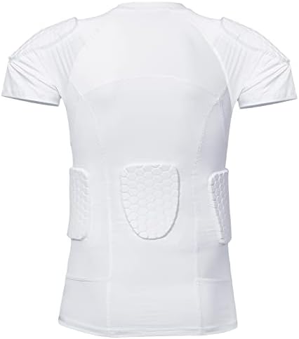 DGXINJUN MANS PODD COMPRESSING SPORTS SPORTS Краток ракав Заштитна маица рамо ребро градите на грбот Поддршка за поддржуваат кошула