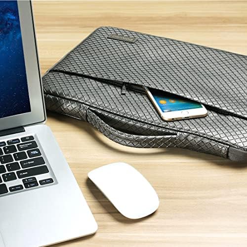 Домизо 13.3 инчи водоотпорен лаптоп ракав со таблета за таблети со рачки компатибилен со лаптопите од 13-13,3 инчи / MacBook Pro Retina / Dell
