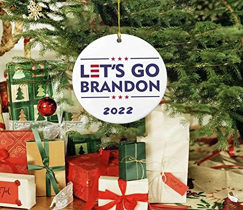 2023 Божиќни украси, украси за новогодишни елки, украс за одмор во 2023 година, украси со двојно печатење за елка