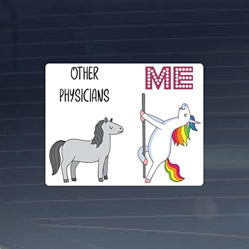 Млечни кригла дизајнираат други лекари основен коњ, јас гламурозен еднорог 3 инчи целосна боја винил деклара