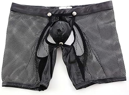 Bmisegm Mens Cotton Boxers Машки модни долна облека секси никари се возат на брифинзи за долна облека, панталони секси гаќички.