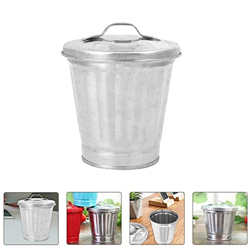 Allmro Мало ѓубре може десктоп отпадоци за отпадоци, симпатична мини ѓубре, конзерва за складирање на трки за садови, држач за отпадоци