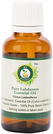 Есенцијално масло од ладанум | Cistus ladaniferus | ЛАБДАНУМ МАСТ | за ароматерапија | Неразредени | чиста природна | Дестилирана пареа