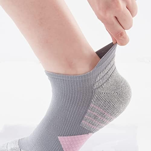 Чорапи на атлетски глуждови со високи жени на Кине 6 пара, без шоу, кои трчаат спортски перничиња со ниско сечење чорапи 6-9/9-12