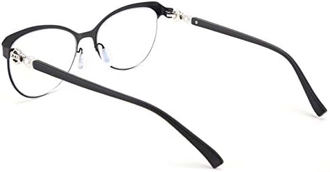 KARSAER Прогресивно мултифокус очила за читање жени Cateye сина светлина што ги блокира читателите Мултифокални компјутерски очила
